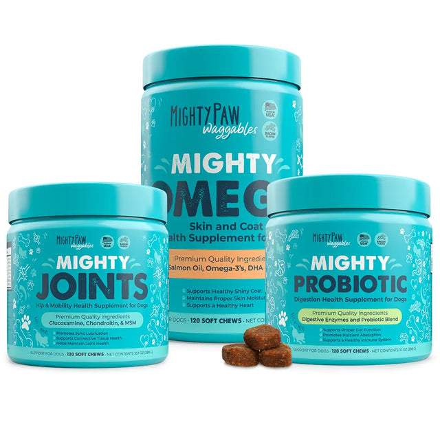 3-in-1 Daily Wellness Bundle for Dogs — Joints, Immunity & Digestion in One
