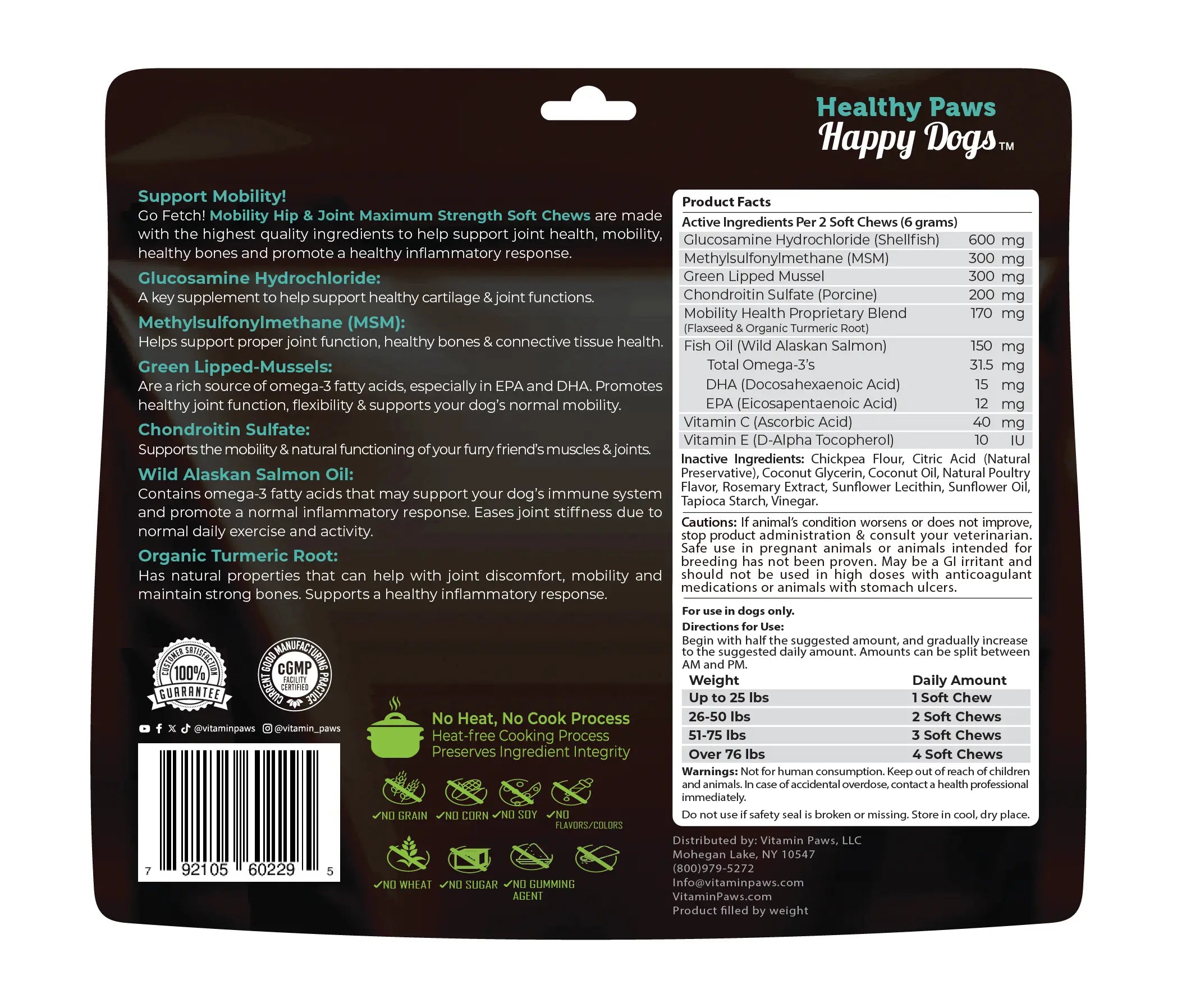 Mobility Chews — Hip & Joint Support for Senior Dogs