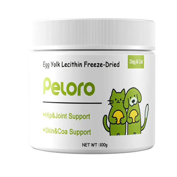 Peloro Egg Yolk Lecithin Freeze-Dried Cat & Dog Treats, Grain-Free Pet Food Topper with Chicken Breast, Egg Yolk, Fish Oil & Green-Lipped Mussel, Skin & Coat Daily Support,#Summervibes #Petlovers