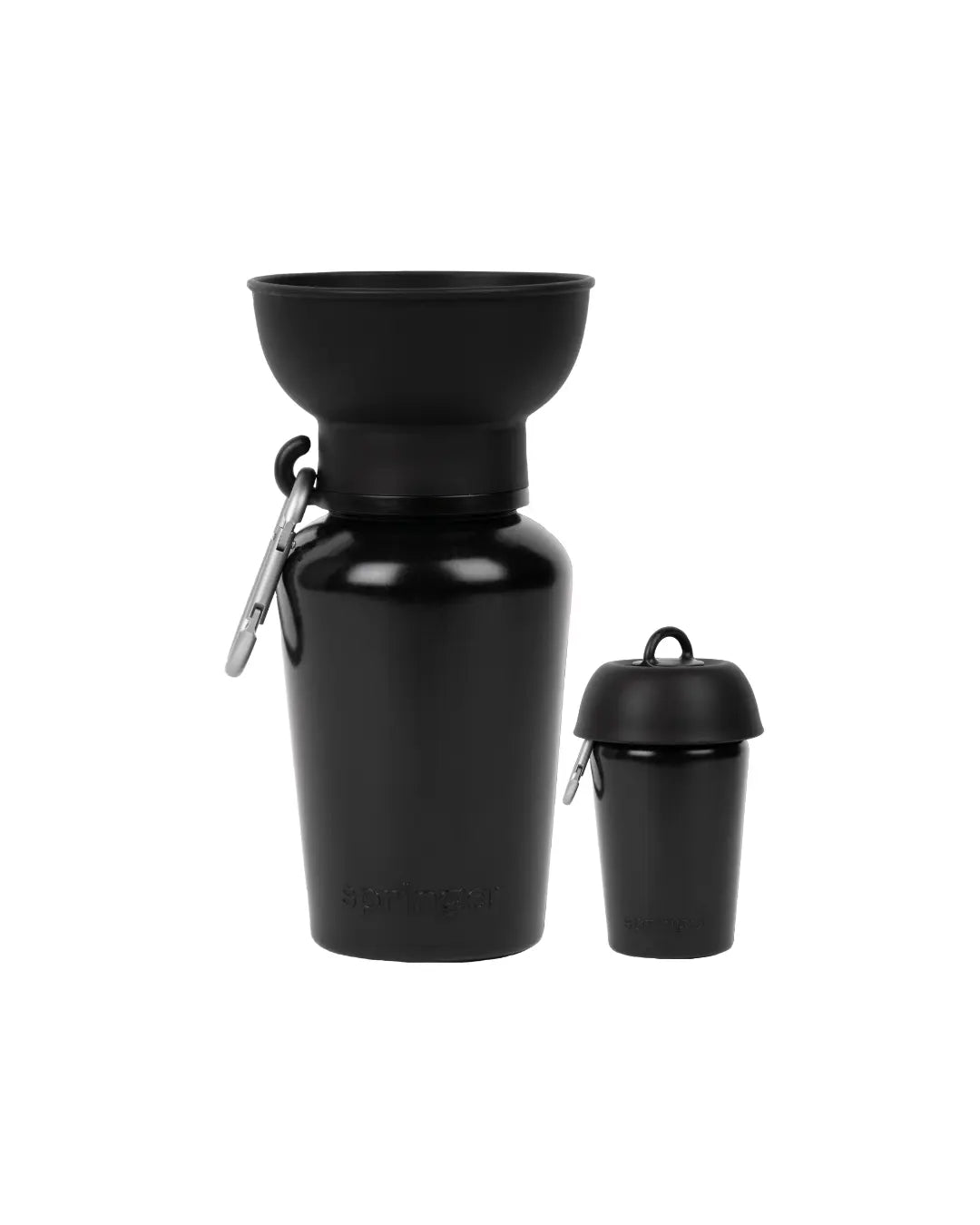 Botellas de agua de viaje para perros Flip de 20 oz (juego de 2)