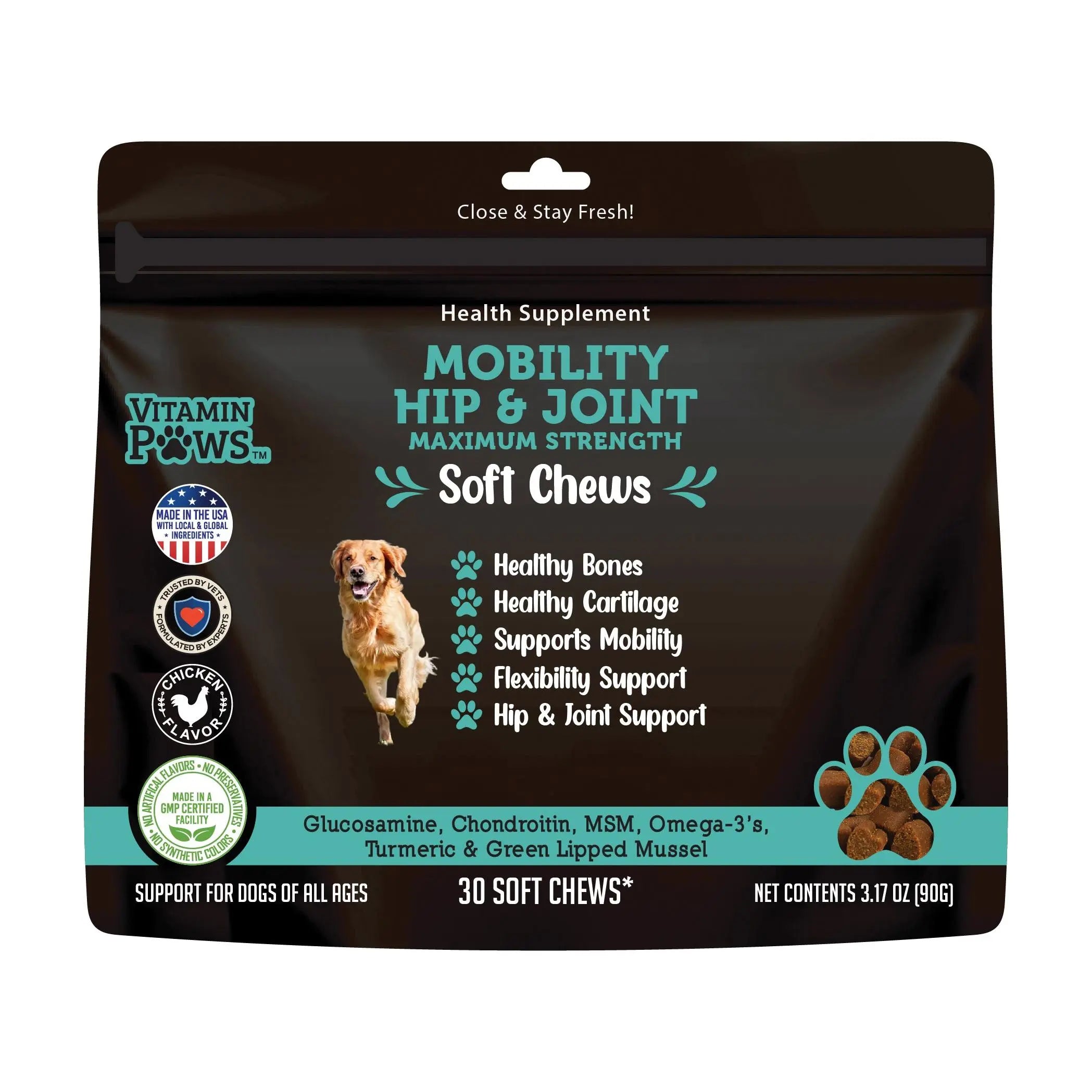 Mobility Chews — Hip & Joint Support for Senior Dogs