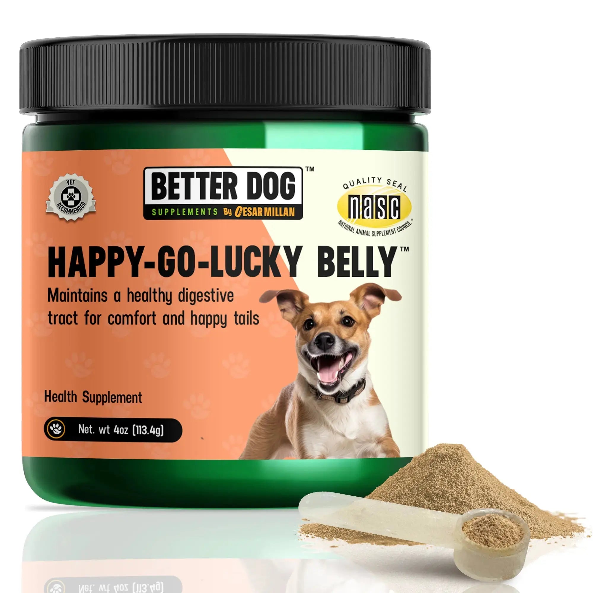 Happy-Go-Lucky Belly – Dog Digestive & Gut Wellness Support | by Cesar Millan
