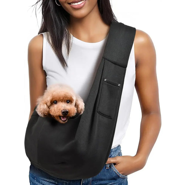 Hands-Free Dog Sling Carrier (3–10 lb) — Carry Your Small Dog Anywhere, Safely
