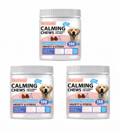 Calming Soft Chews for Dogs — Ease Everyday Stress, Anxiety & Restless Nights