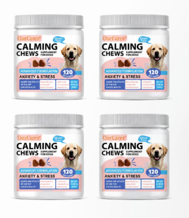 Calming Soft Chews for Dogs — Ease Everyday Stress, Anxiety & Restless Nights