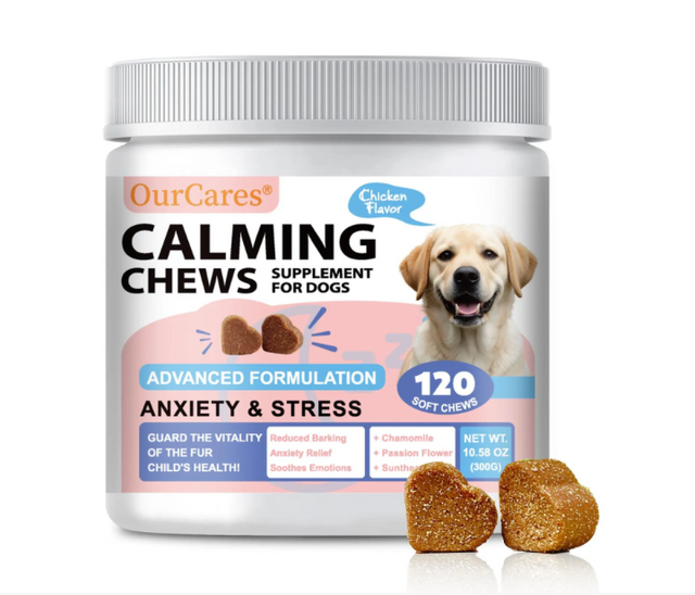 Calming Soft Chews for Dogs — Ease Everyday Stress, Anxiety & Restless Nights