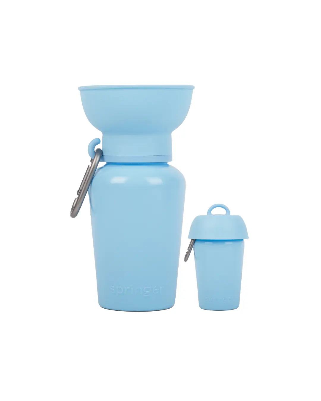 Botellas de agua de viaje para perros Flip de 20 oz (juego de 2)