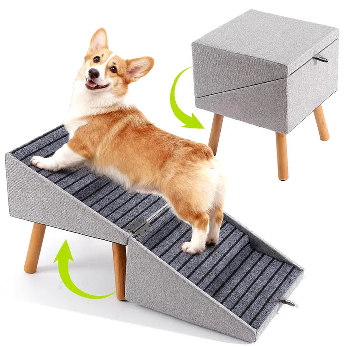 Ayuda a tu perro a subir al sofá o a la cama sin lastimar sus articulaciones