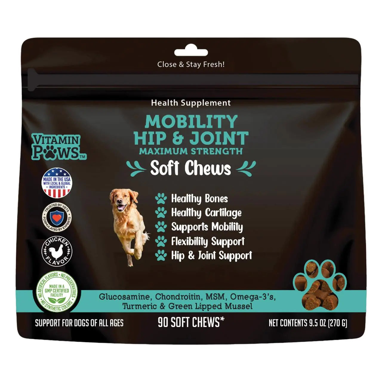 Mobility Chews — Hip & Joint Support for Senior Dogs